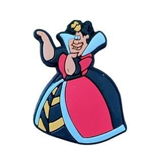Alice In Wonderland Queen of Hearts Croc Charm